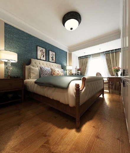 97平美式风格装修全屋效果图,小资混搭风美家