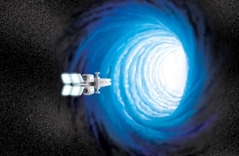 落入黑洞会发生什么,黑洞和白洞合起来可以穿越时空吗