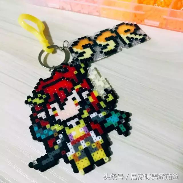 手工活大家一起干,拼豆豆手工教程