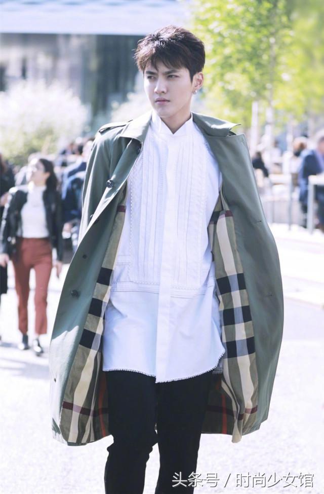 鹿晗小井的蕾丝衫张翰的渔网袜，不是战狼依然够帅