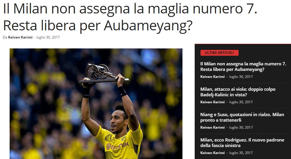 米兰已虚设7号静候仅次梅西之人中国老板砸完2亿后还要再砸7000万！