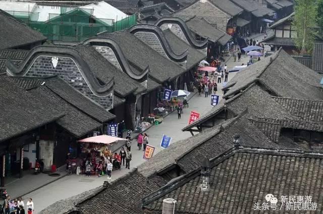 崇州元通古镇千年小成都,崇州元通古镇的三江汇流