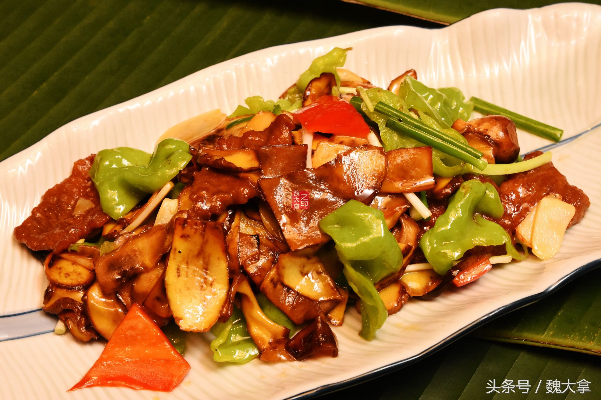 野生山菌冒头梢，婷婷露，小蛮腰-中8楼山野之味化珍馐