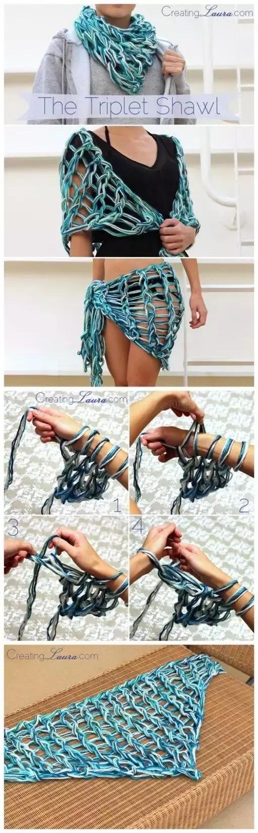 只有毛线能干嘛,只有毛线没有钩针可以做什么