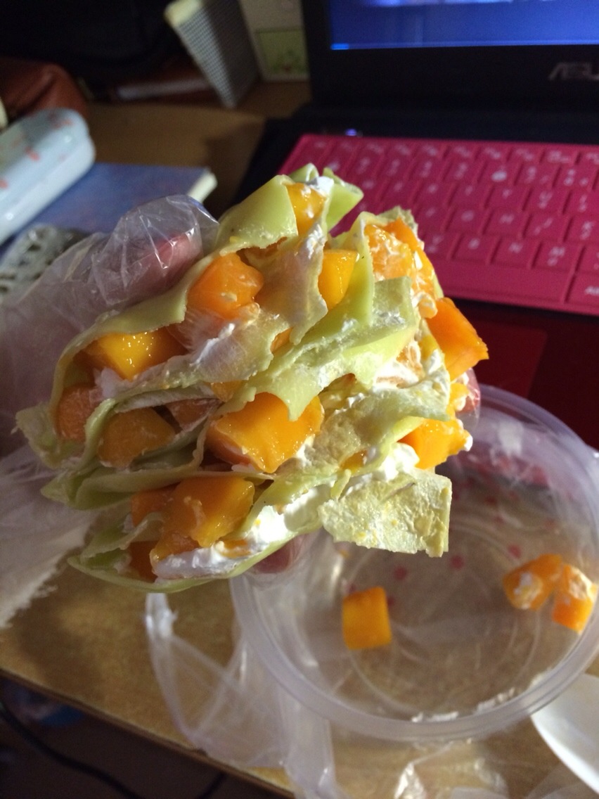 课余时间做个手工,千层和班戟