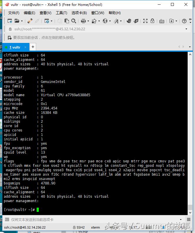 Vultr云服务器VPS测评：2cpu4G内存版本