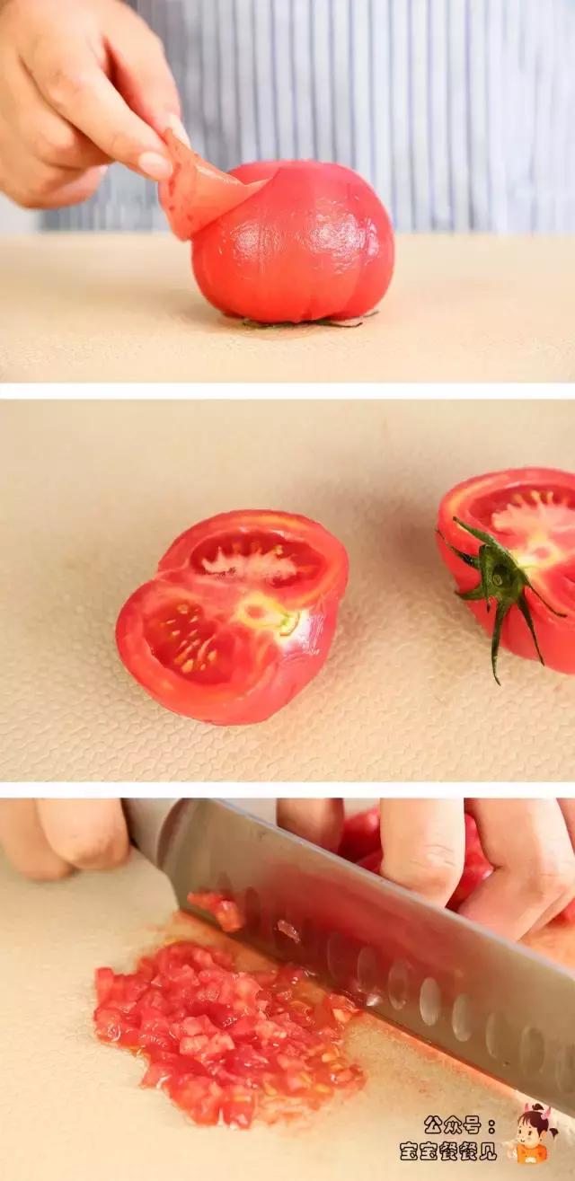 宝宝辅食西红柿鸡蛋卷的做法,适合宝宝的番茄鸡蛋面