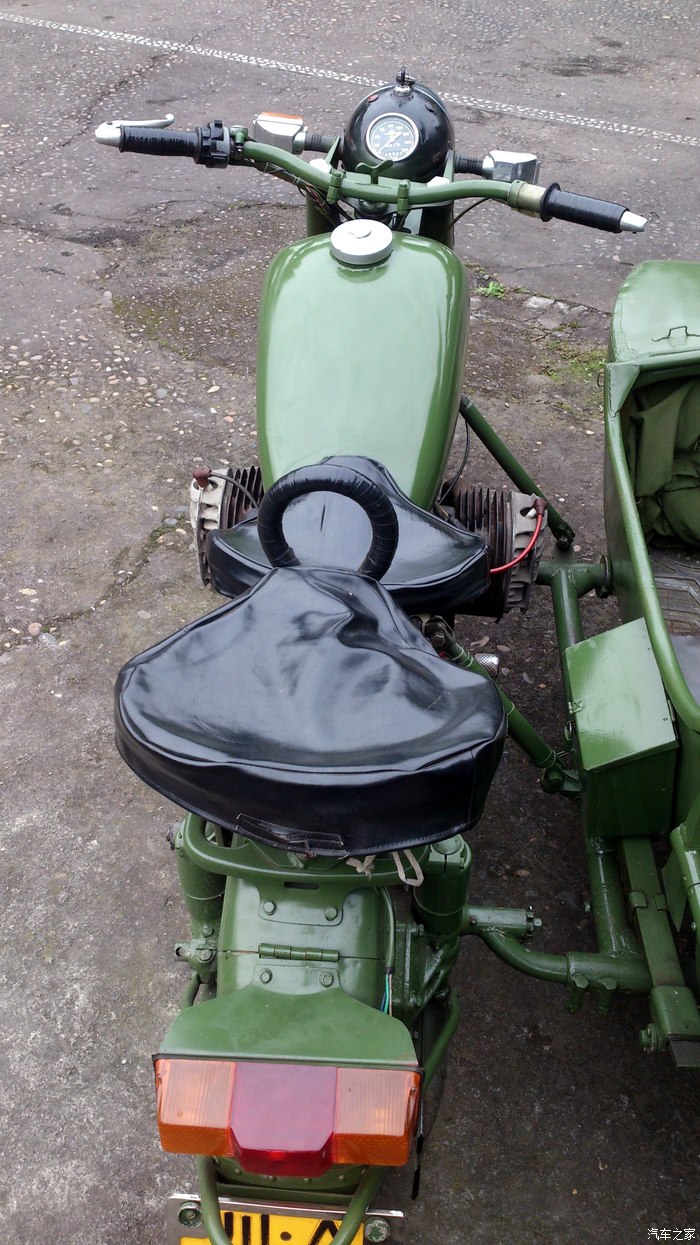 长江750边三轮摩托车发动机原理,国产第一代长江750边三轮摩托车
