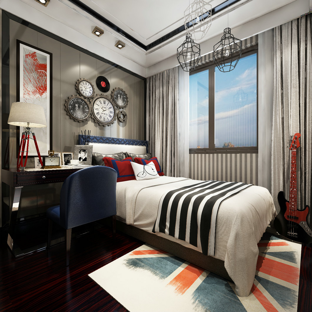 4-5岁儿童房装修风格,7-12岁儿童房装修风格简单