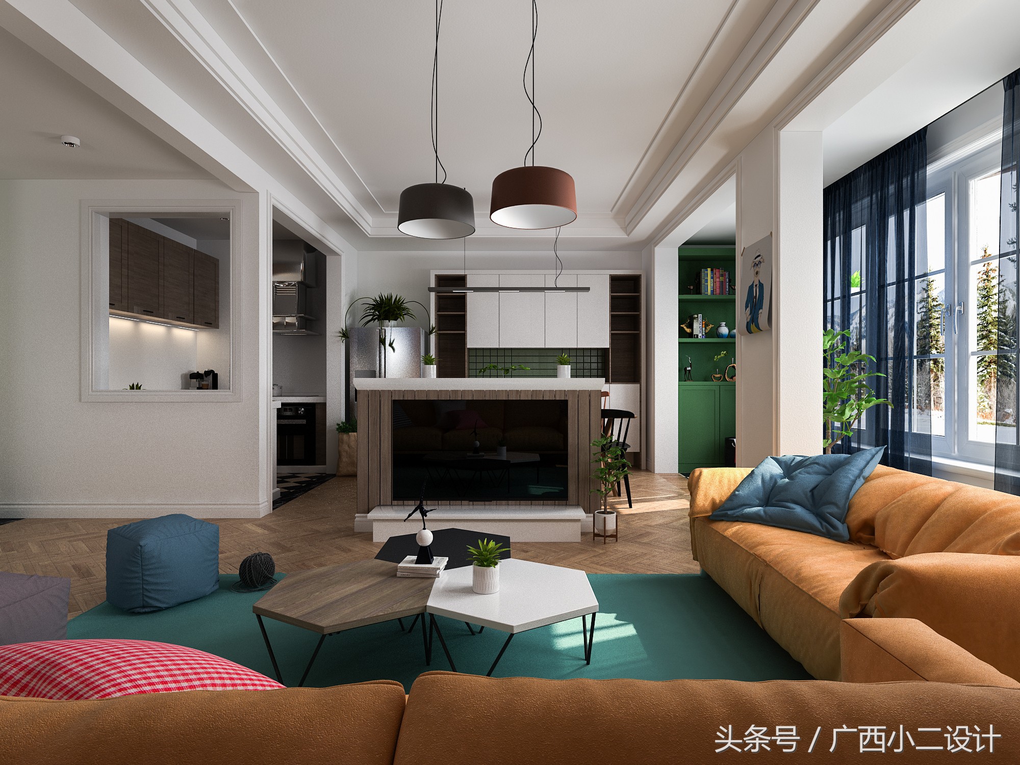 房间装修设计图1-3居室效果图,177平方米装修效果图