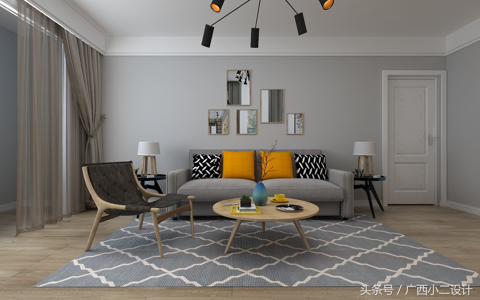 房间装修设计图1-3居室效果图,177平方米装修效果图