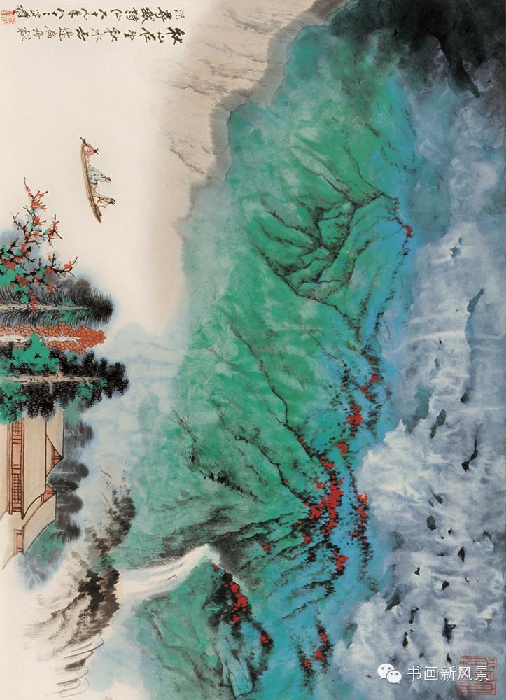 张大千最美的100幅,张大千最美的巨幅山水大荟萃