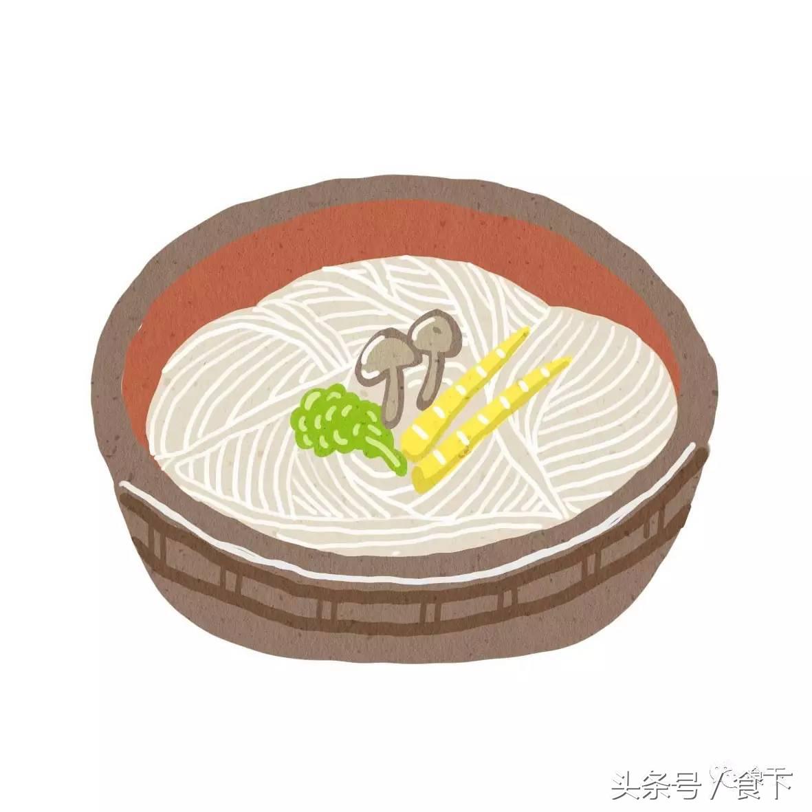 我的朋友Yang-Chen手绘了一组乌冬面