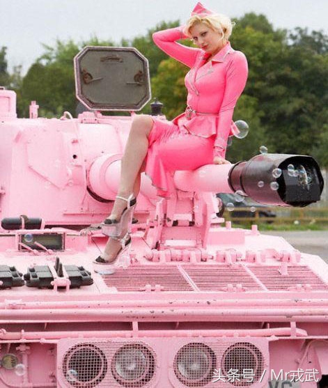 妖艳到爆“粉嫩无比的*器武**”少女心爆表，日本自卫队简直辣眼宅神