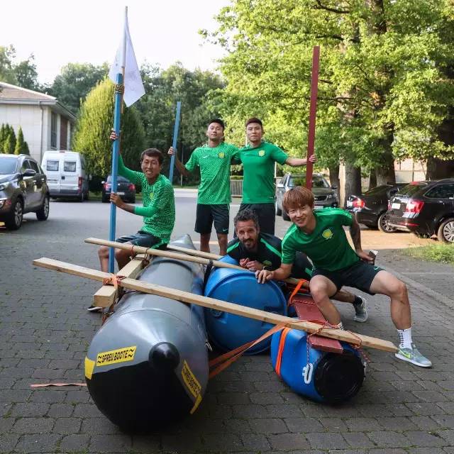 自制皮划艇比赛,海外旅行日记2