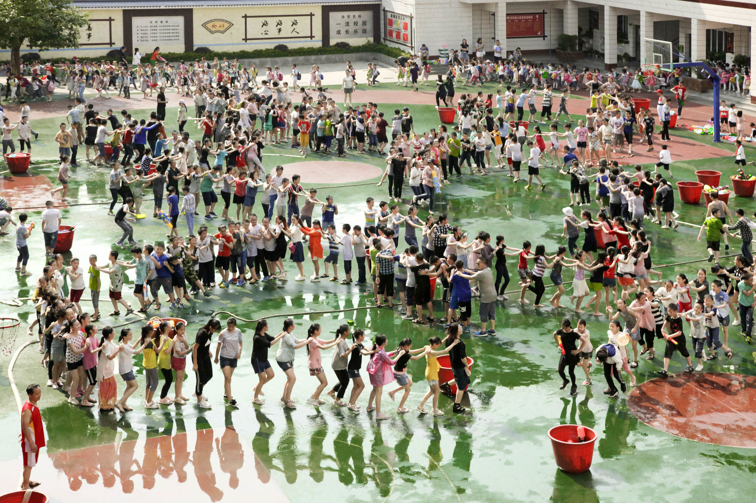 巴州三小素质拓展活动,巴州三中训练