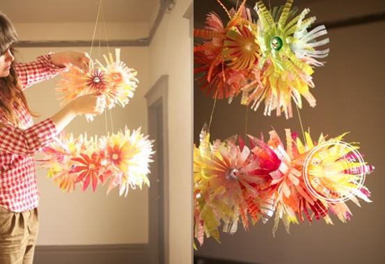 瓶子花朵手工制作幼儿园,瓶子创意花手工幼儿园