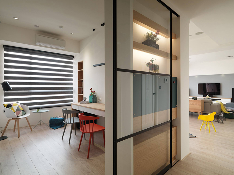 广州水韵蓝湾135平装修实景图,日式两居室造价15万,温馨