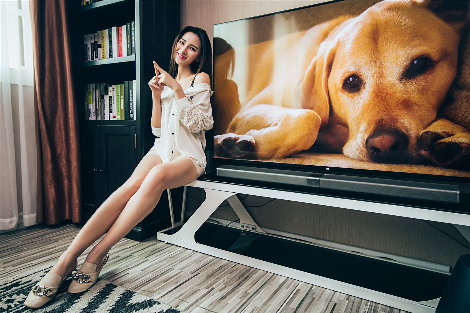 可以切西瓜的小米电视465英寸体验