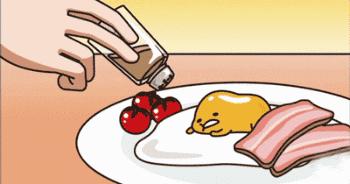 日本网红表情包懒蛋蛋开了家咖啡馆，里面的日料都是假的