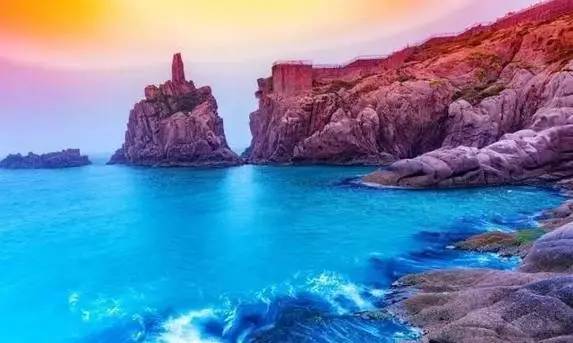 威海千里海岸线风景画,威海的海边适合拍照的地方