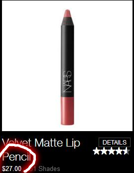 nars国内外价格差多少,nars十大必买化妆品