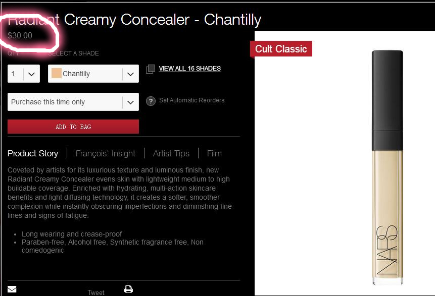 nars国内外价格差多少,nars十大必买化妆品