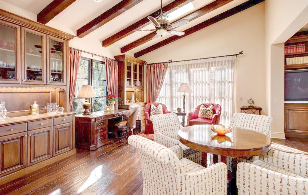 客厅最好看的吊扇灯,极简侘寂风吊扇灯