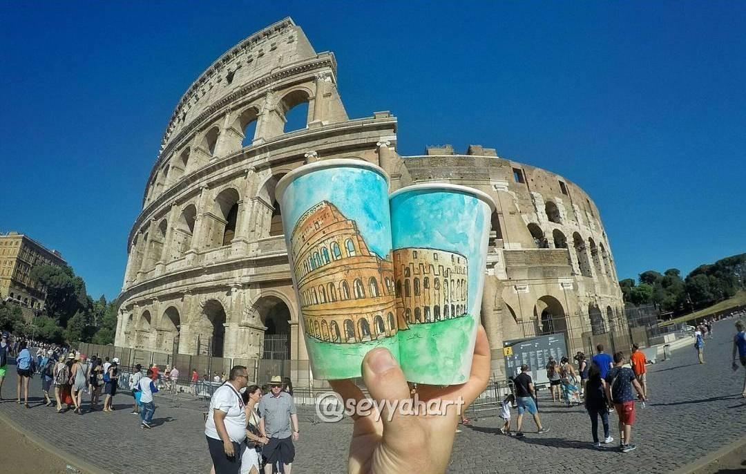 22岁大学生，靠一支画笔就能环游世界，他是怎么做到的？