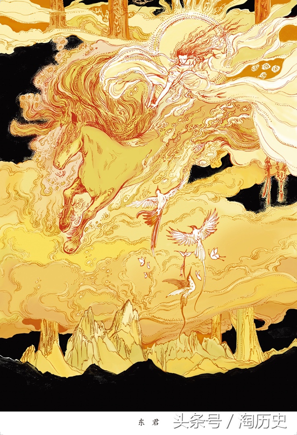 90插画师以200幅作品绘制诗经,最美楚辞的插画