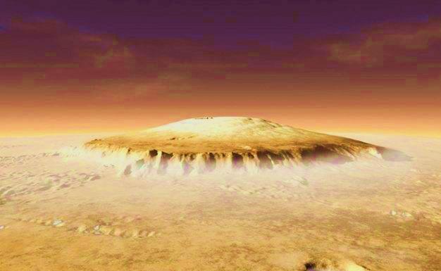 太阳系中最大的雪山珠穆朗玛峰,太阳系第一高山