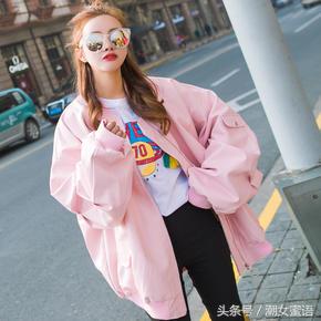 慵懒韩系棒球服,韩范连帽棒球服