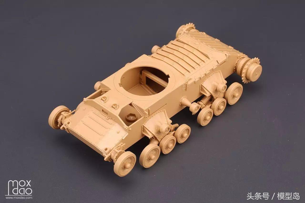 田宫新品35352圣瓦伦丁战车|板件评测