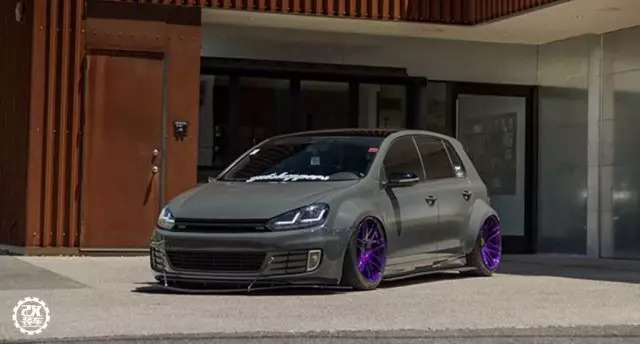 gti改7.5代高尔夫gti大灯,改了十几万的高尔夫gti