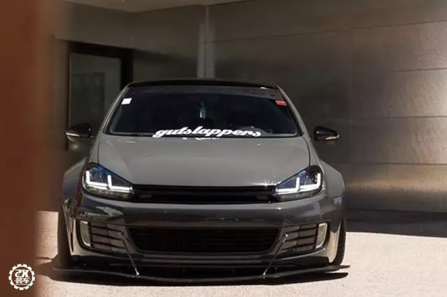 gti改7.5代高尔夫gti大灯,改了十几万的高尔夫gti