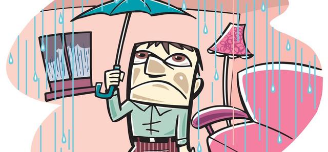 客厅屋顶漏水如何找漏水处,屋顶瓦漏水和檐沟漏水怎么处理