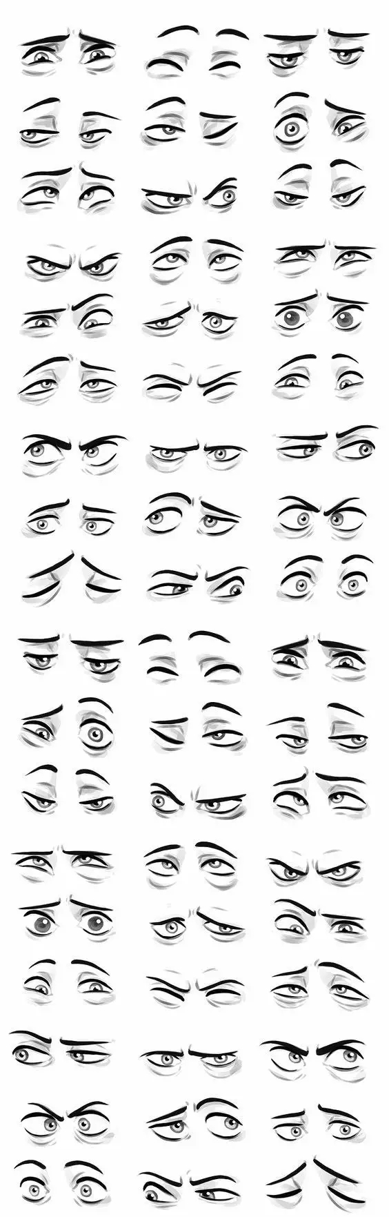 没有眼睛漫画人物怎么画,漫画人物手绘女生眼睛超简单