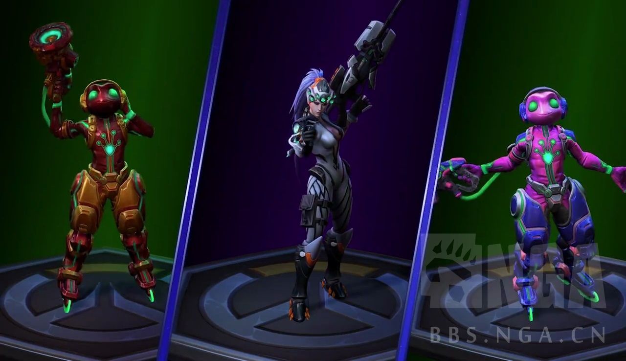 风暴英雄7月新英雄,风暴英雄死亡之翼全皮肤预览图片