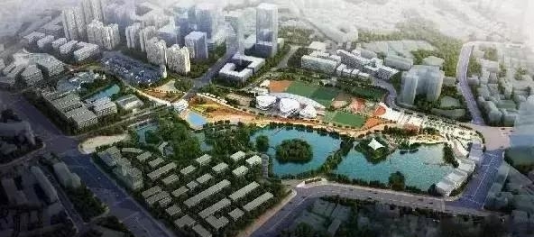 梅州变化真大,梅州客家足球基地全景图