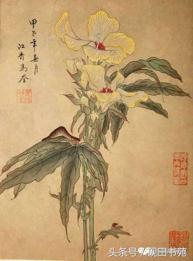 清·女画家马荃画作欣赏