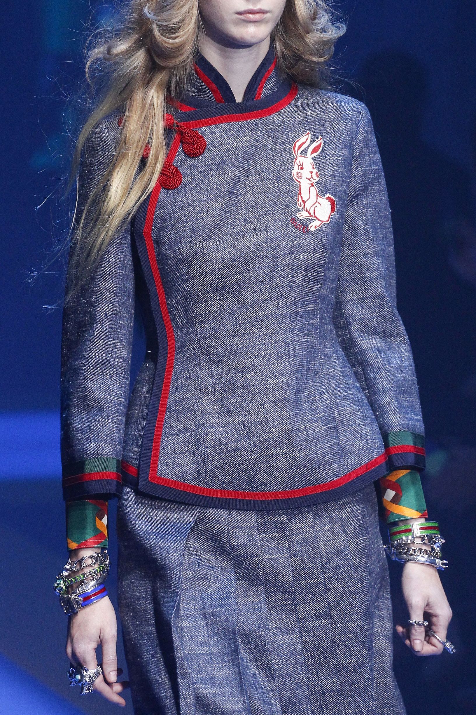 米兰时装周gucci直播外场,米兰时装周gucci三叶草