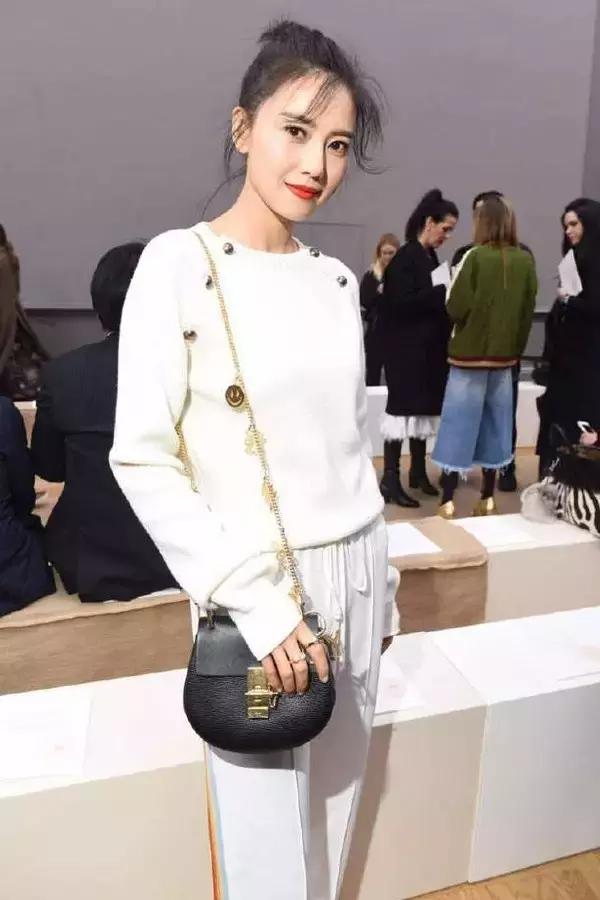 高圆圆背的小众包包,高圆圆同款刺绣包大号还是中号