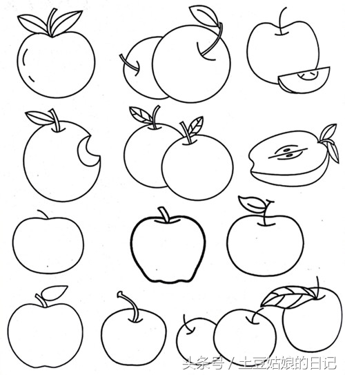 031家有喜欢画画的宝贝？那么这样的水果简笔画可要收藏好