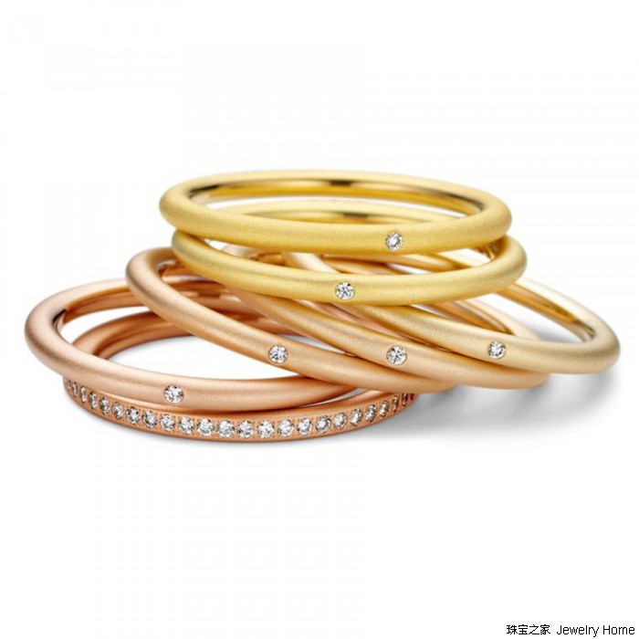 好看显大婚戒款式,结婚黄金时尚对戒推荐