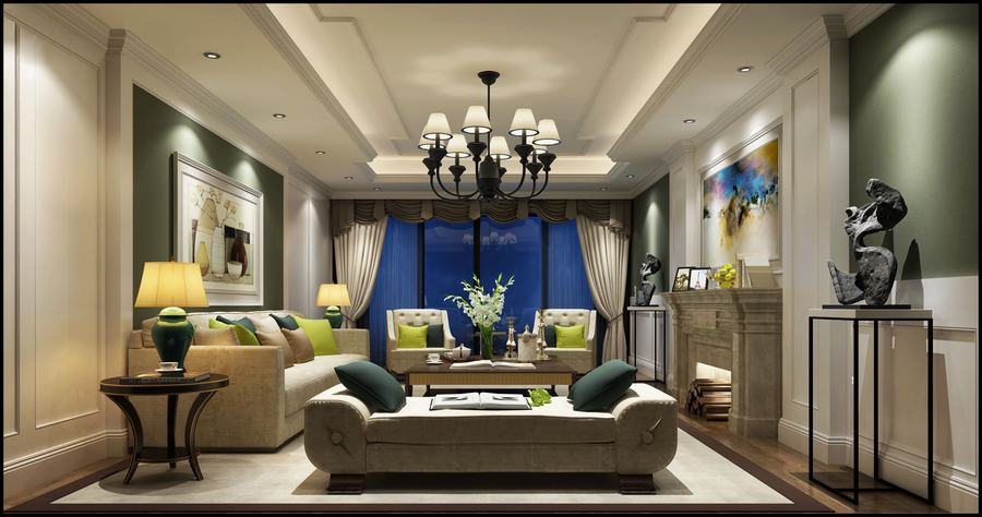 家装室内设计现代风格全套效果图,家装2020效果图欧式