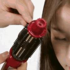 如何卷出自然卷发中长发,卷发好看时尚洋气