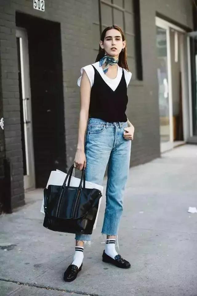 秋冬长筒竖条袜怎么搭配鞋子,和船袜一起搭配的鞋子有哪些