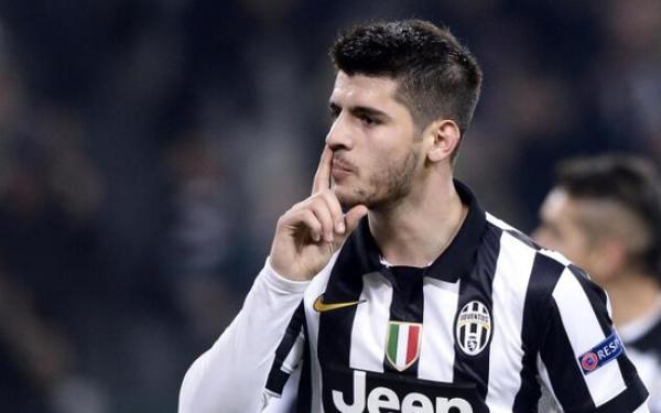 面对皇马踢得最卖力的旧将莫拉塔,莫拉塔前锋