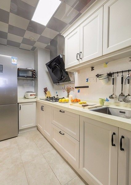 120平现代简约暖色系,120现代简约风三居室图片