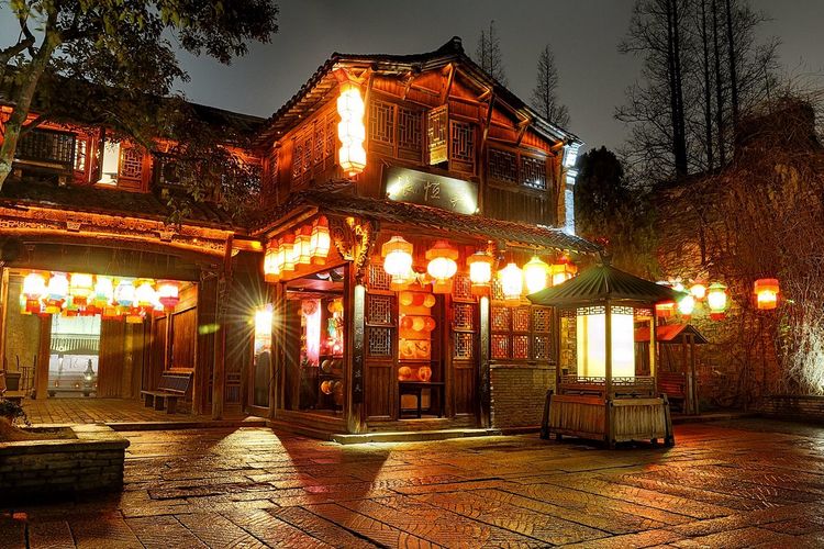 江南水乡乌镇诗情画意,江南水乡乌镇落日余晖